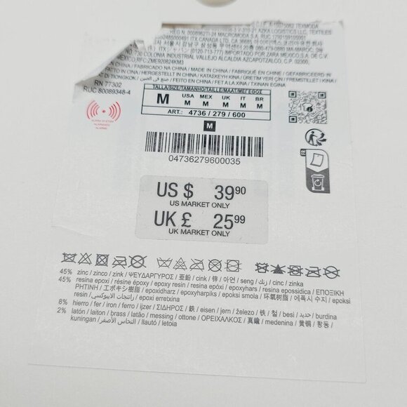 Zara Red Resin Stone Double Layer Necklace With Antique Gold-Tone Chain - Picture 7 of 7